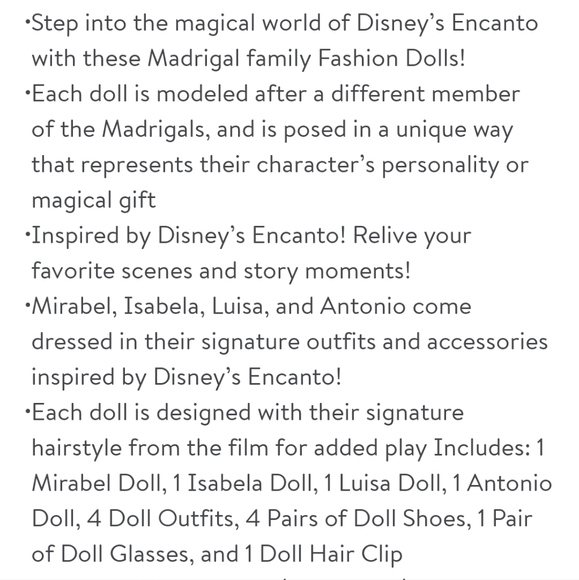 Disney Encanto family  set - Picture 5 of 5